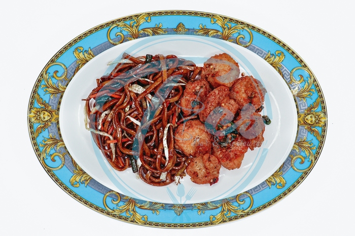 Hot and Spicy Shrimp Lo Mein